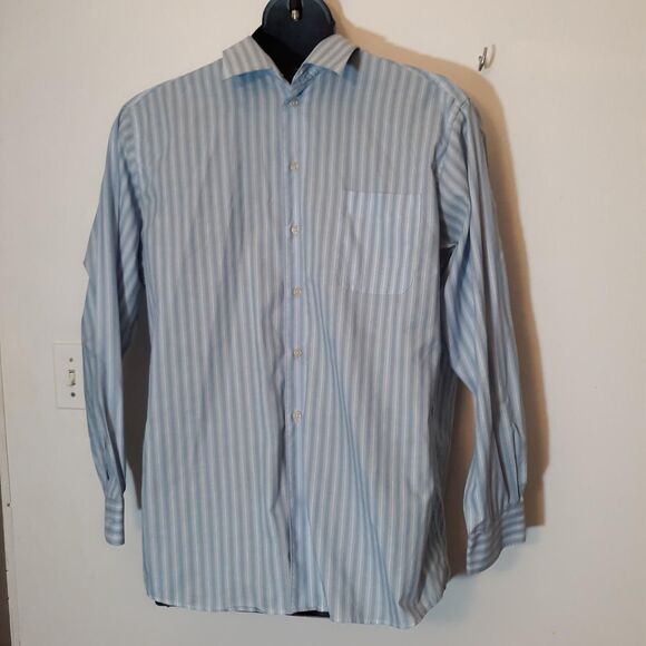 Dockers Other - Dockers Men's White and Blue Shirt